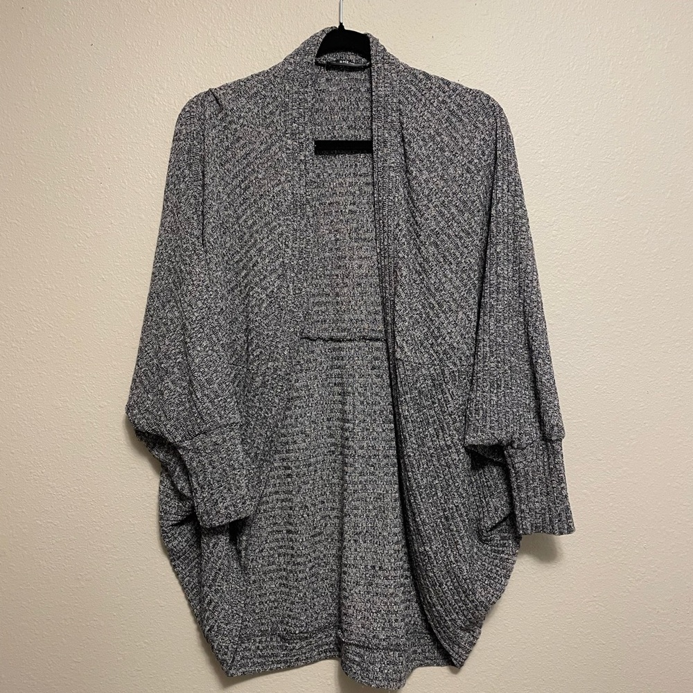 Shein Grey Shrug Cardigan